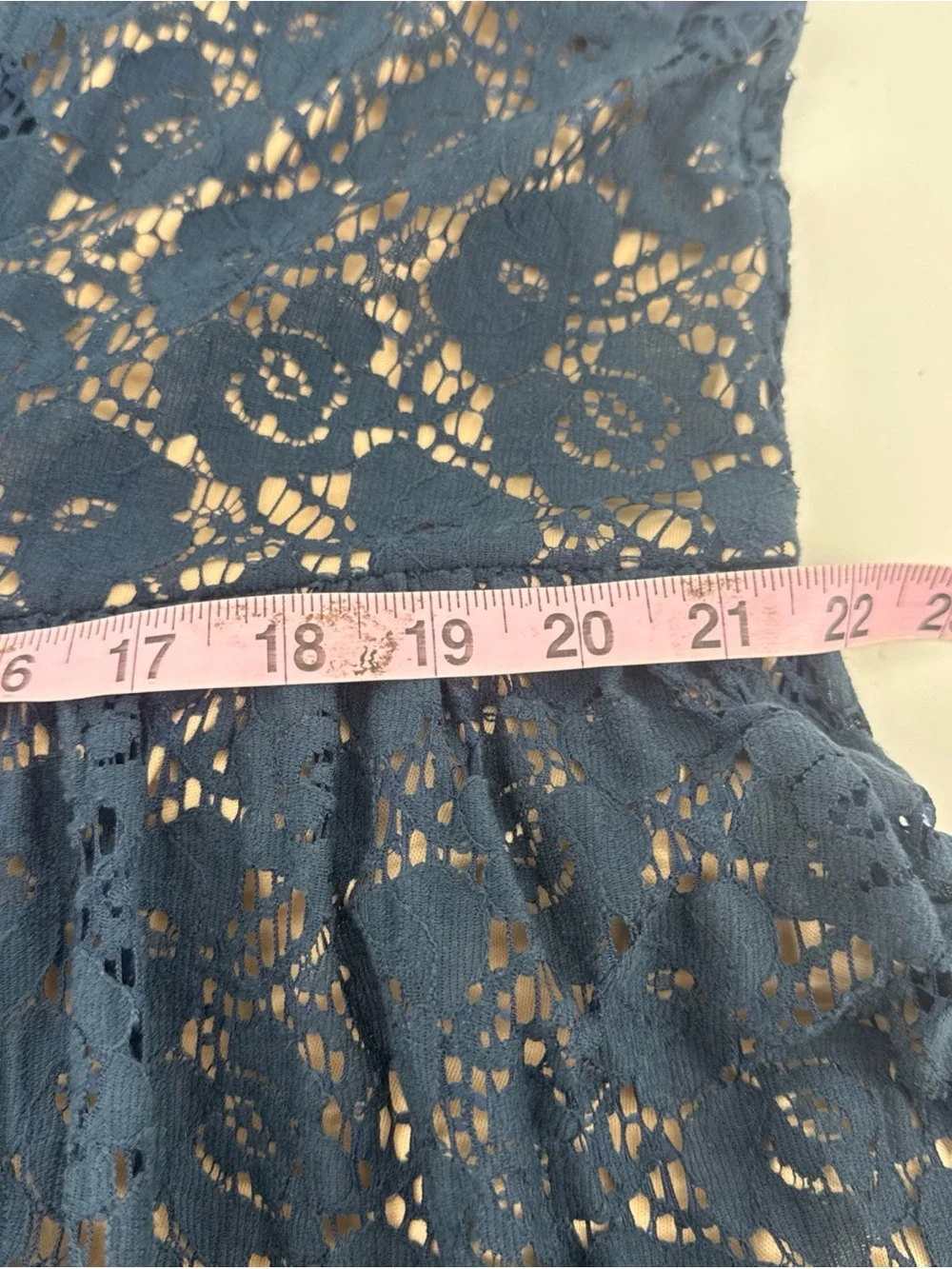Pompous Girly Blue Lace Dress SZ 22W